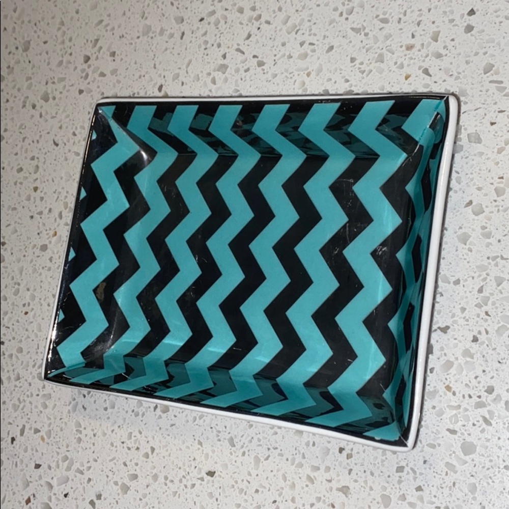 J.Crew soap dish valet tray ceramic plate EUC!